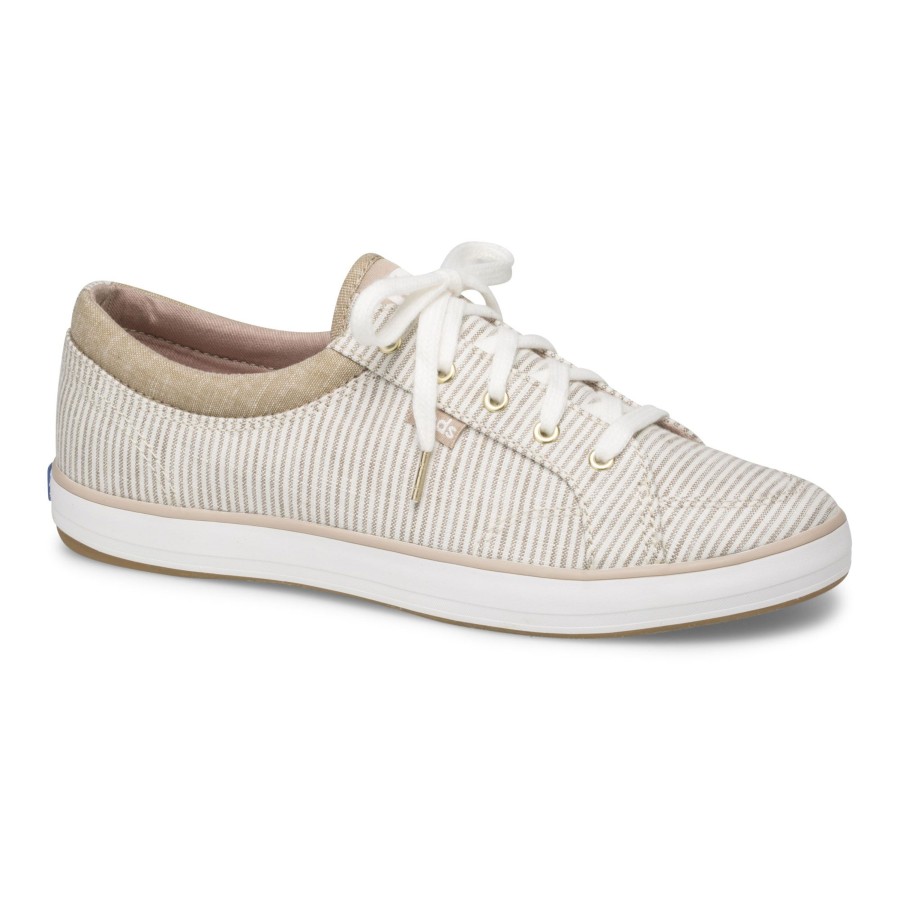 Women Keds | Center Stripe Walnut