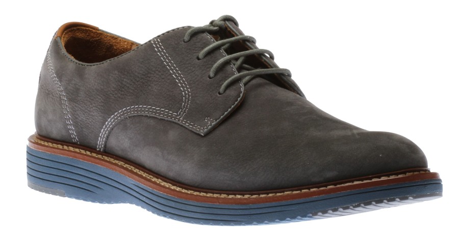 Men Johnston & Murphy | Upton Plain Toe Gray