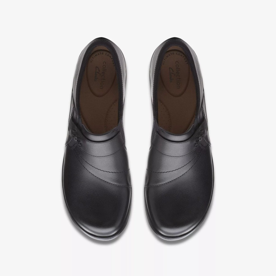 Women Clarks | Angie Pearl Black