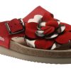 Women Mephisto | Helen Flower Red Thong Sandal