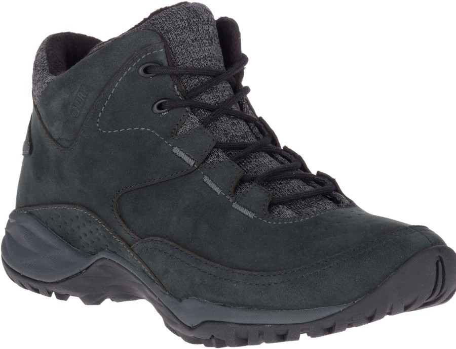 Women Merrell | Endure Mid Polar Waterproof Q2 Wide Width Hiking Shoe