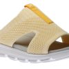 Women R EVOLUTION | Knitup181 Pastel Yellow Slide Sandal