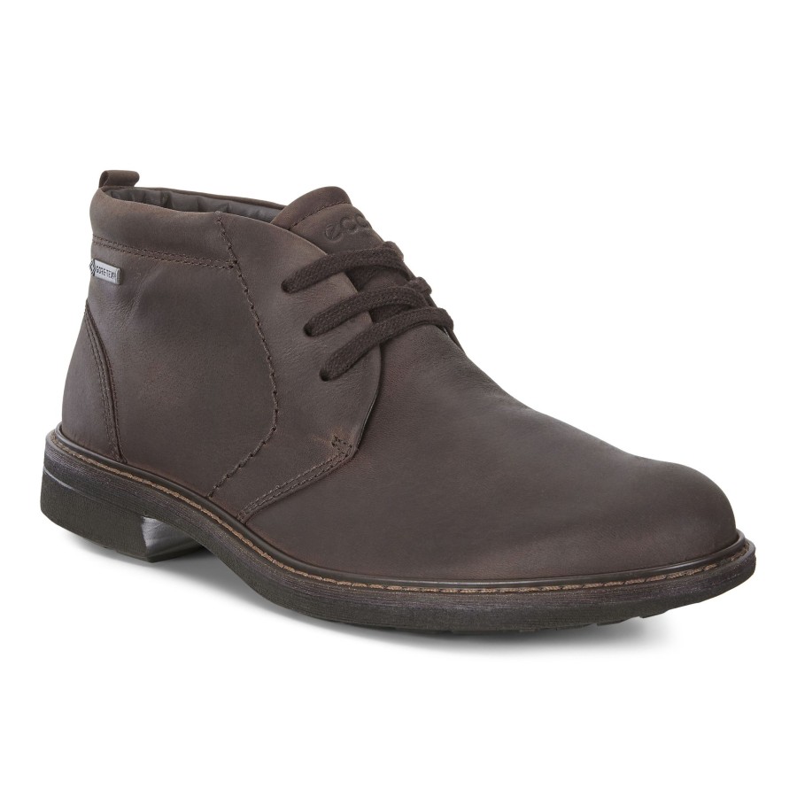 Men Ecco | Turn Cocoa Brown Gore-Tex Waterproof Ankle Boot