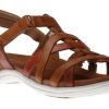 Women Cobb Hill | Rubey Woven Tan Brown Leather Sandal