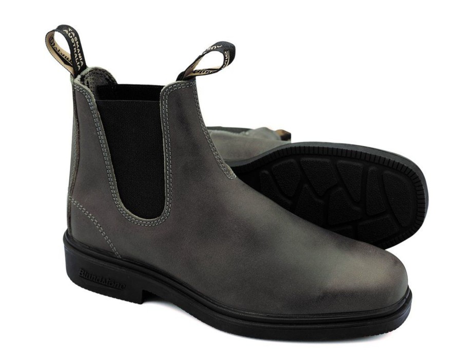 Women Blundstone | Blundstone 1395 - Dress Steel Grey Boot