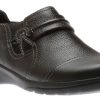 Women Clarks | Cheyn Madi Black Leather Slip-On