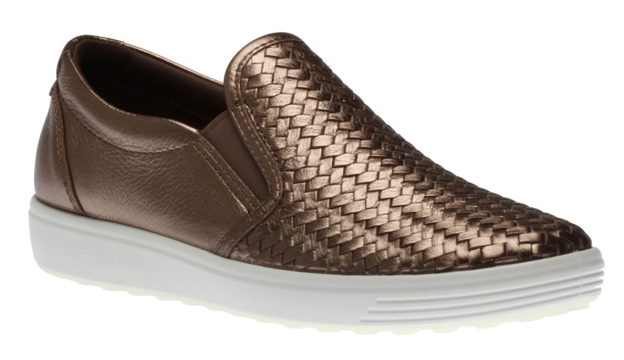 Women Ecco | Soft 7 W Stone Metal