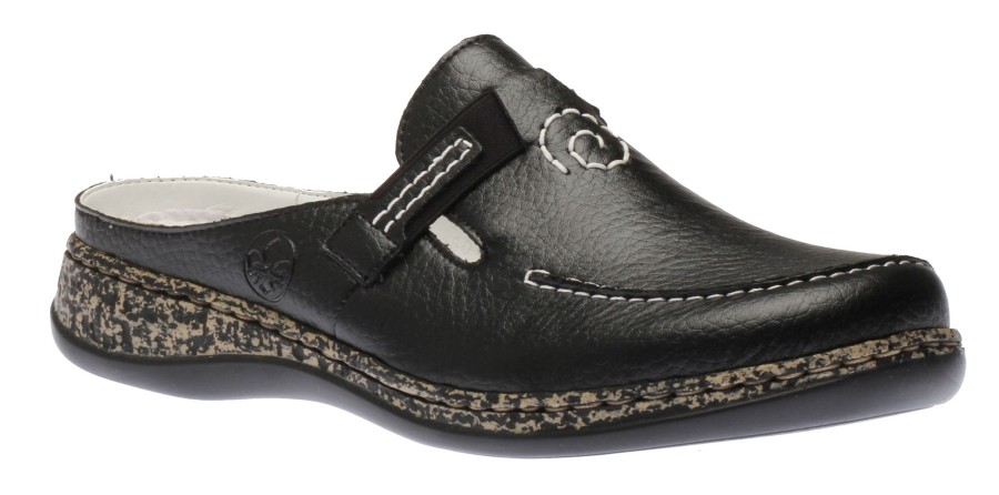 Women Rieker | Kalkutta Clog Black