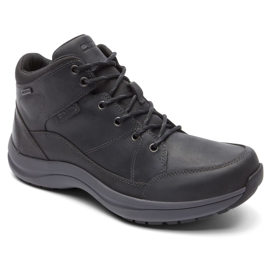 Men Dunham | Simon Black Leather Waterproof Boot