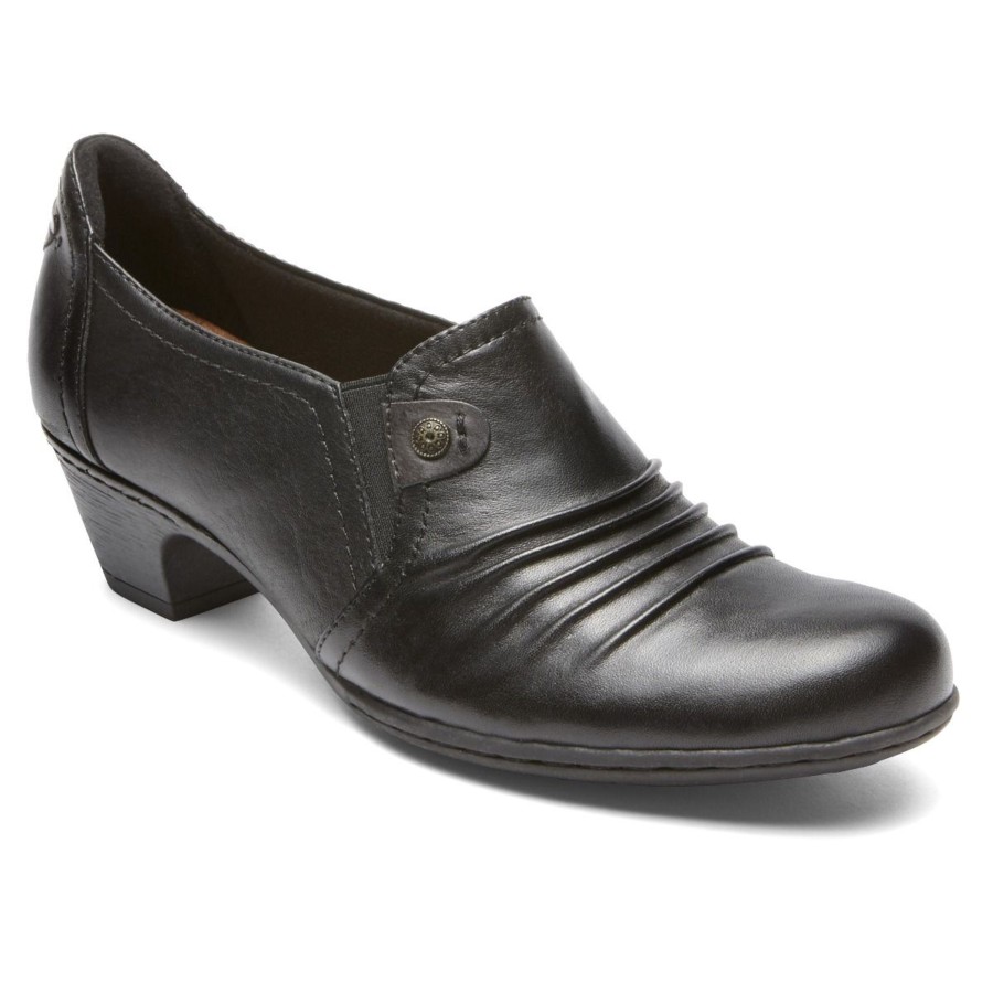 Women Cobb Hill | Adele Black Slip-On