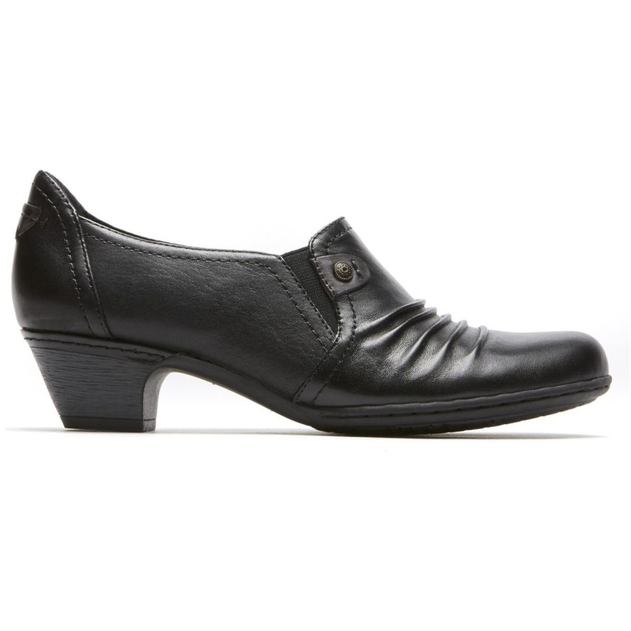 Women Cobb Hill | Adele Black Slip-On