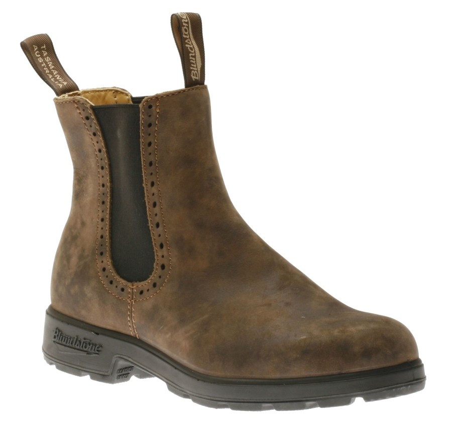 Women Blundstone | Blundstone 1351 - Women'S Series Hi Top Rustic Brown Boot