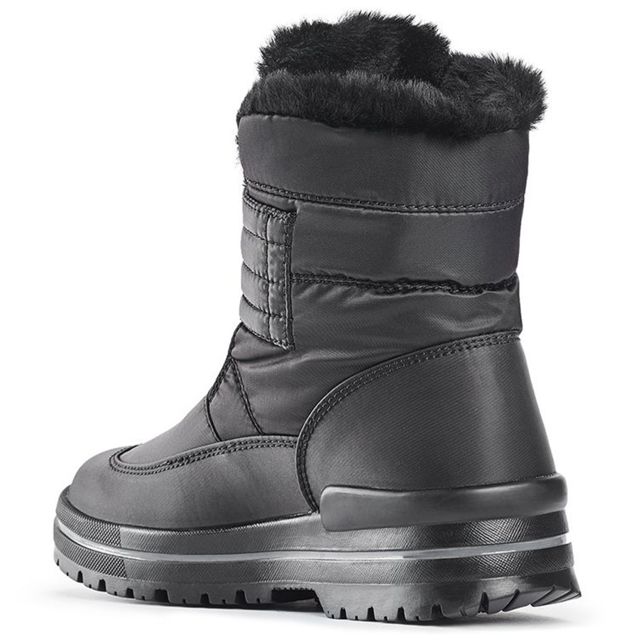 Women Olang | Luna Velcro Black Winter Boot