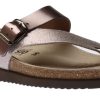 Women Mephisto | Helen Mix Old Pink Metallic Thong Sandal