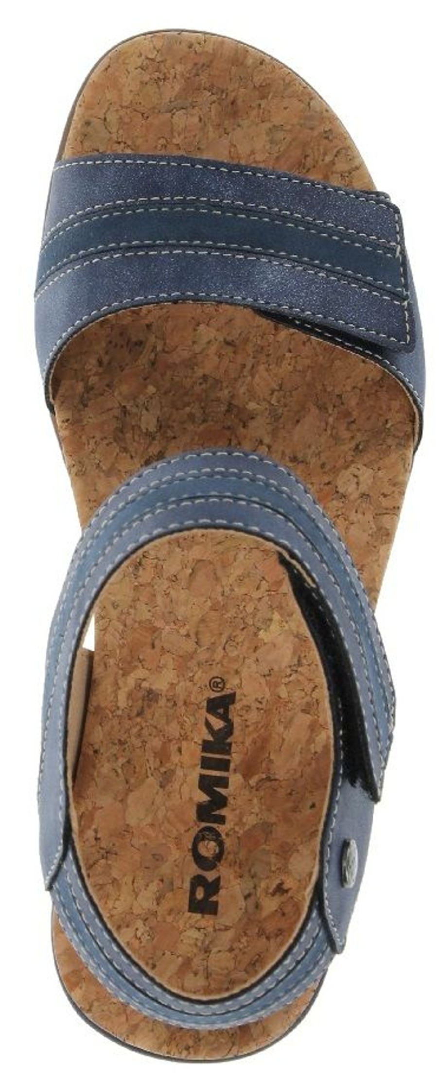 Women Romika | Calgary 03 Blue Wedge Sandal