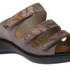 Women Romika | Ibiza 106 Grey Floral Print Perforated Slide Sandal