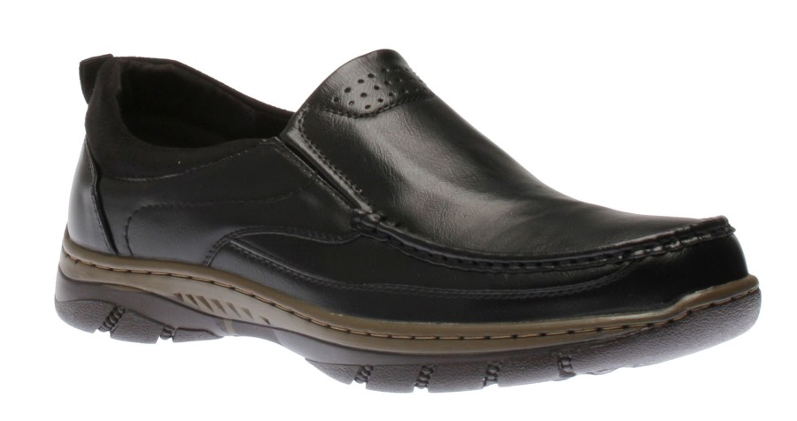 Men Collexion Italy | Casual Slip On Black