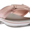 Women Clarks | Breeze Sea Blush Pink Thong Sandal