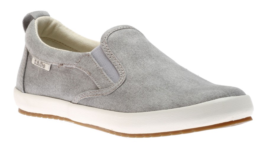 Women Taos | Dandy Grey Canvas Slip-On Sneaker