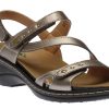 Women Ortho Flex | Sandal Velcro Pewter