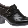 Women Earth | Calgary Toronto Black Leather Dress Shoe