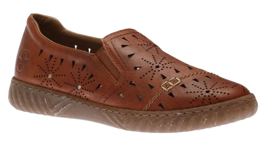 Women Rieker | Tevere Slip On Brown