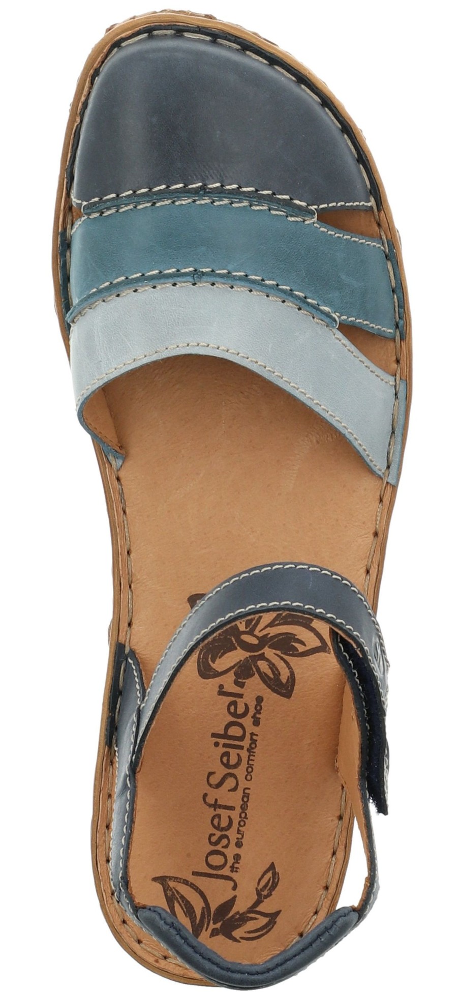 Women Josef Seibel | Rosalie 44 Ocean Blue Mary Jane Sandal