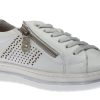 Women Relife | R4042 White Silver Lace-Up Sneaker