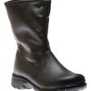 Women Toe Warmers | Shield Black Leather Mid-Calf Winter Boot