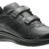 Men New Balance | Mw577Vk Black Leather Velcro Walking Shoe