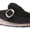 Women Birkenstock | Buckley Black Suede Leather Clog