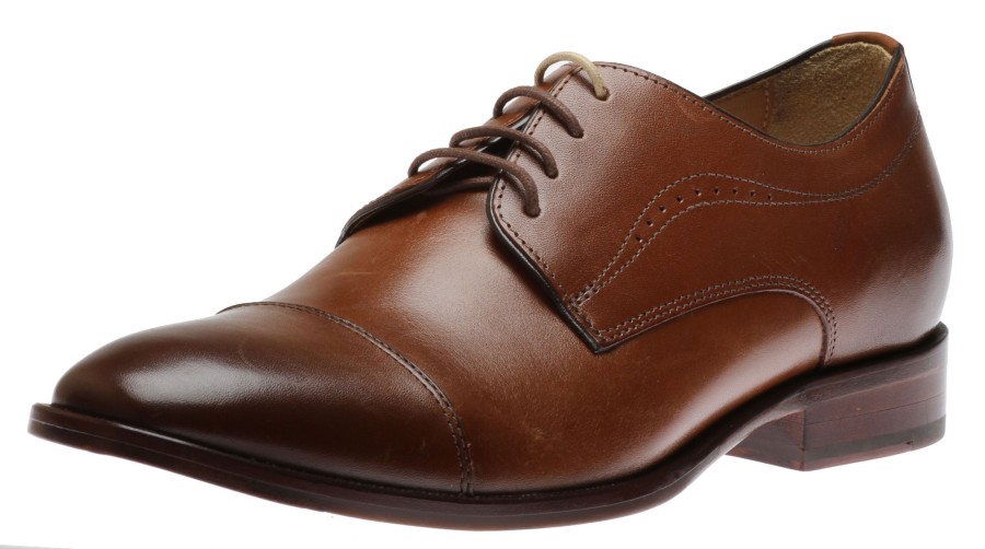 Men Johnston & Murphy | Mcclain Cap Toe Tan