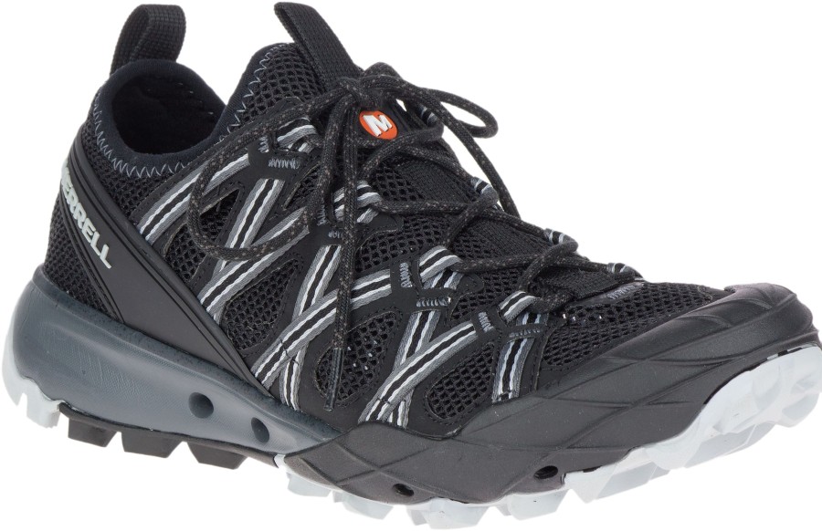 Men Merrell | Choprock Black Hiking Shoe