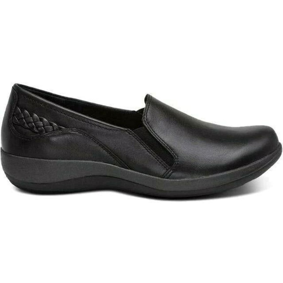 Women Aetrex | Trisha Slip On Black