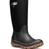 Women Bogs | Whiteout Woven Black Waterproof Winter Boot