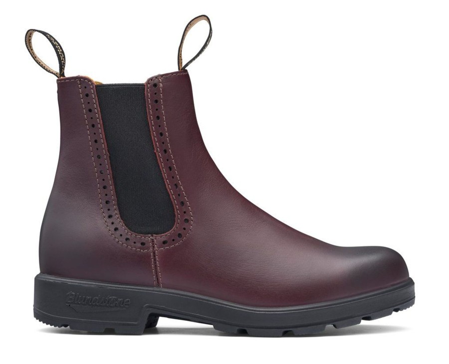 Women Blundstone | Blundstone 1352 - Women'S Series Hi Top Shiraz Red Boot