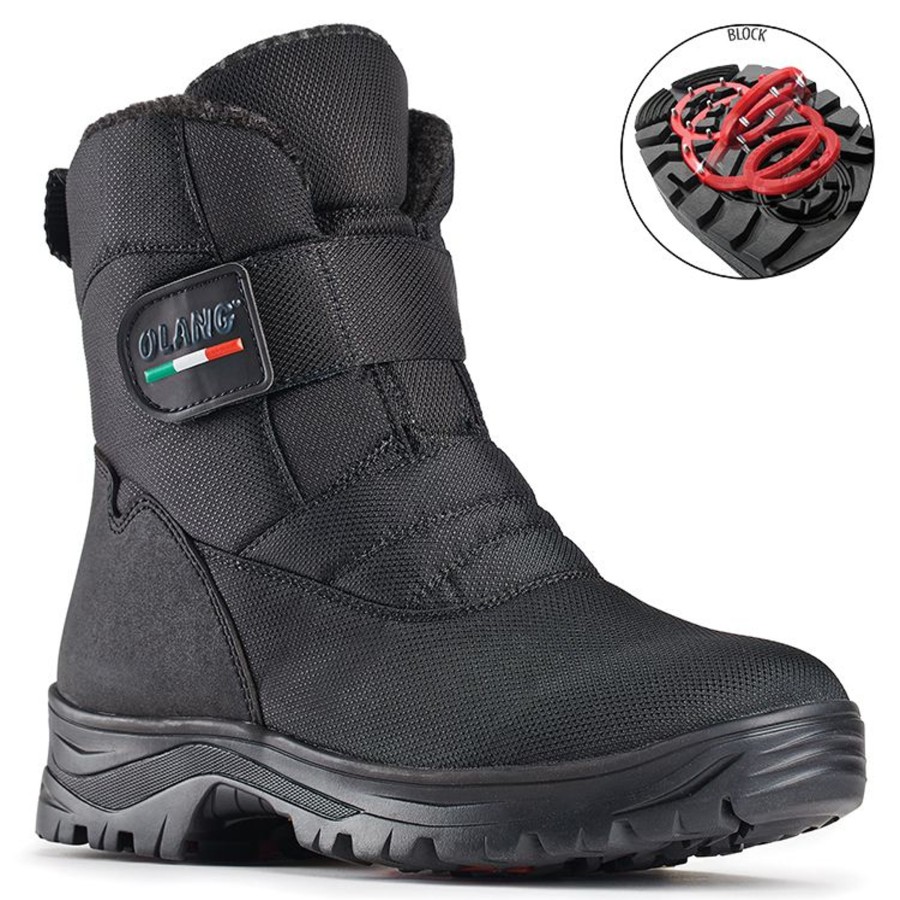 Men Olang | Kiev Black Winter Boot