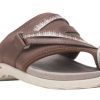 Women Merrell | Terran 3 Cush Post Dark Earth Brown Thong Sandal