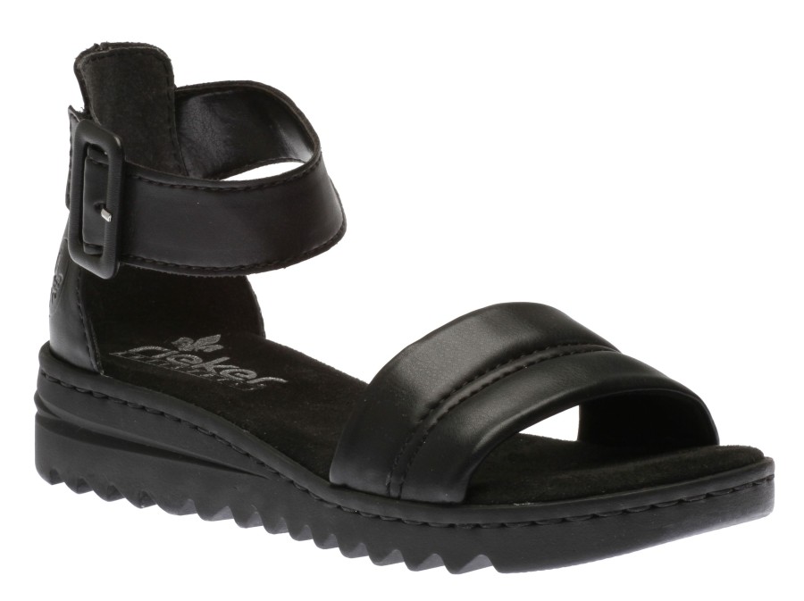 Women Rieker | Gumaio Velcro Black