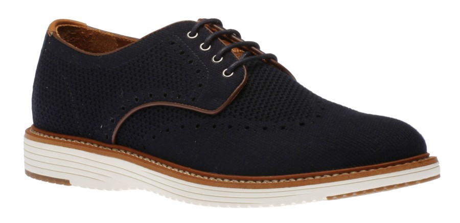 Men Johnston & Murphy | Upton Knit Navy