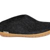 Men Glerups | Slip-On Charcoal Rubber