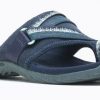 Women Merrell | Terran 3 Cush Post Navy Thong Sandal