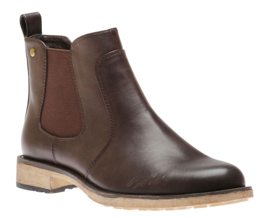 Women Wanderlust | Zoey Dark Brown Chelsea Boot