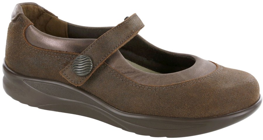 Women SAS Shoes | Step Out Brown Mary Jane Shoe