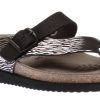 Women Mephisto | Helen Zebra Black Thong Sandal