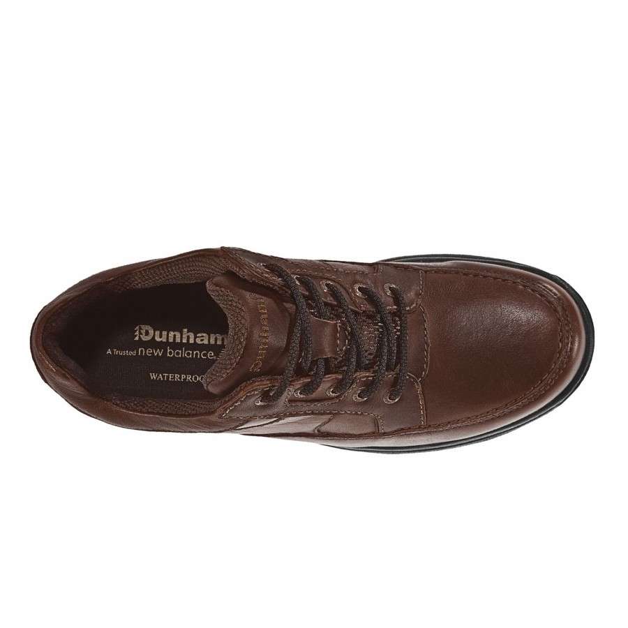 Men Dunham | Midland Brown Leather Lace-Up Oxford