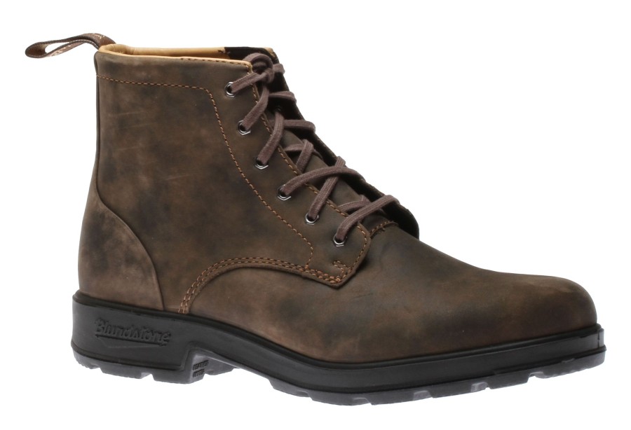 Women Blundstone | Blundstone 1937 - Original Lace-Up Rustic Brown Boot