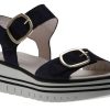 Women Gabor | 15Mm Sandal Navy