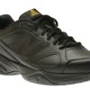 Men New Balance | Mid626K2 Slip-Resistant Black Leather Sneaker