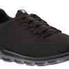 Women R EVOLUTION | Sportec12 Black Slip-On Bungee Sneaker